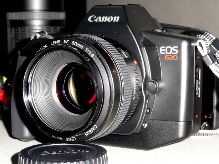 キヤノン　EOS620　テクニカルバックE キヤノン EOS620 テクニカルバックE 初期のEOSカメラ4種